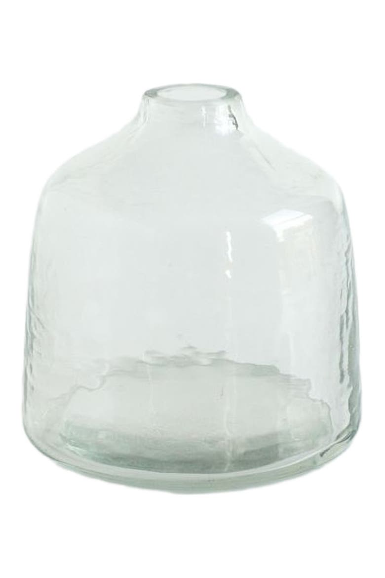 Hammered Glass Bud Vases - Set of 3, Main, color, Clear