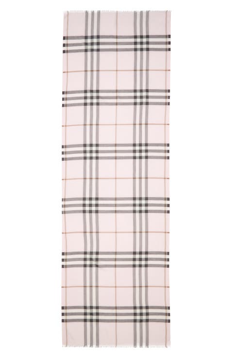 Burberry Giant Check Wool & Silk Scarf | Nordstrom