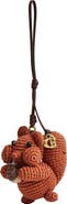 COACH Crochet Squirrel Bag Charm