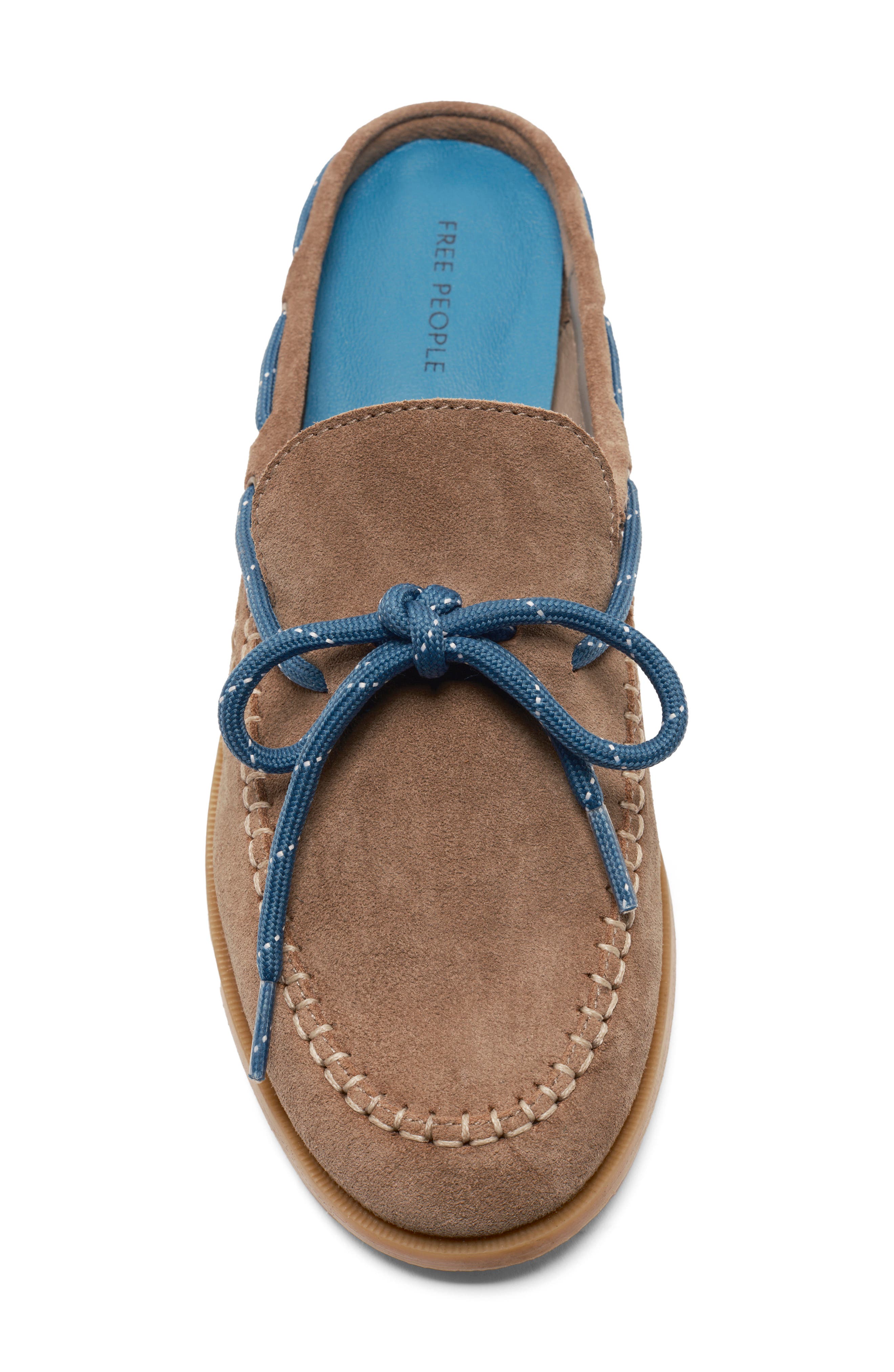 Seas the Day Loafer Mule, Alternate, color, TAUPE SUEDE MULTI