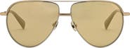 AllSaints Murphy 58mm Aviator Sunglasses