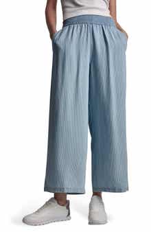 DKNY Jeans High Rise Tencel® Lyocell Wide Leg Pants