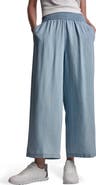 DKNY Jeans High Rise Tencel® Lyocell Wide Leg Pants