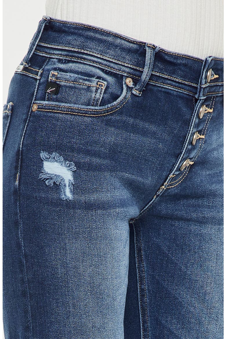 Eternity Mid Rise Slim Straight Leg Jeans, Alternate, color, Medium Wash