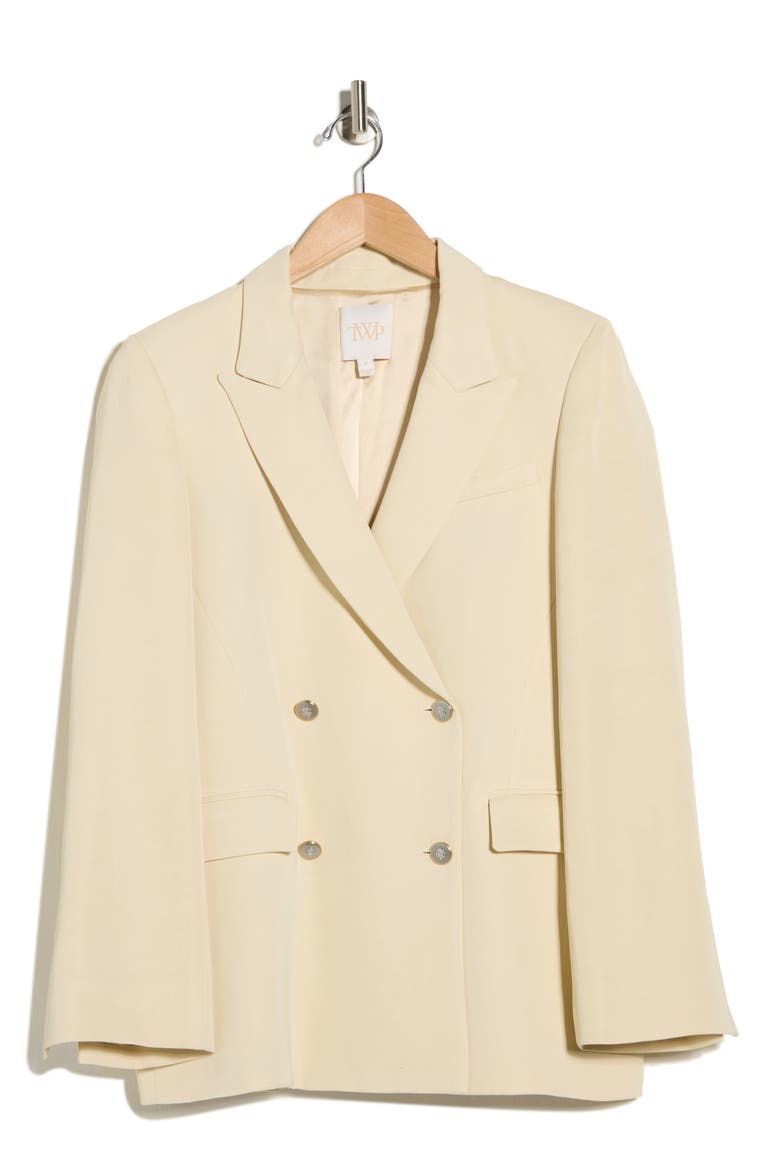 My Second Husband Double Breasted Blazer, Alternate, color, FRENCH BUTTER