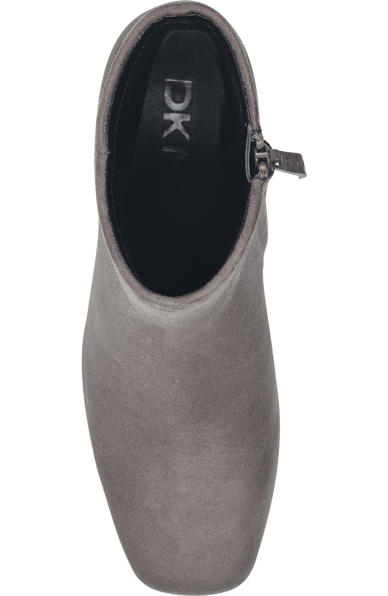 DKNY Caleena Block Heel Bootie, Alternate, color, Ash
