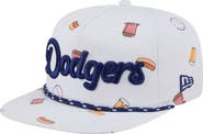 New Era Men's New Era White Los Angeles Dodgers Team Cheer Rope 19TWENTY Adjustable Hat