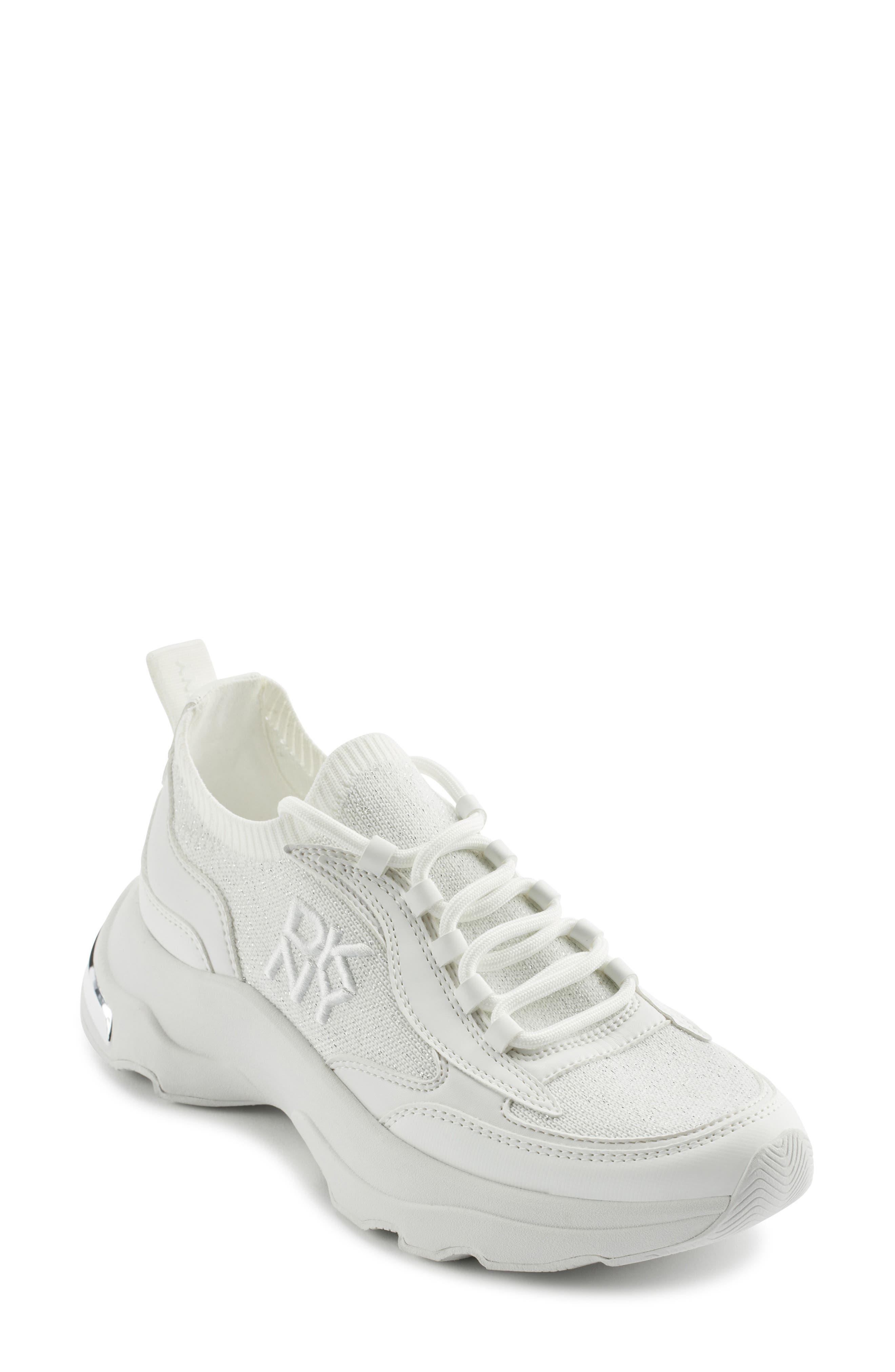 DKNY Jami Sneaker, Main, color, Bright White