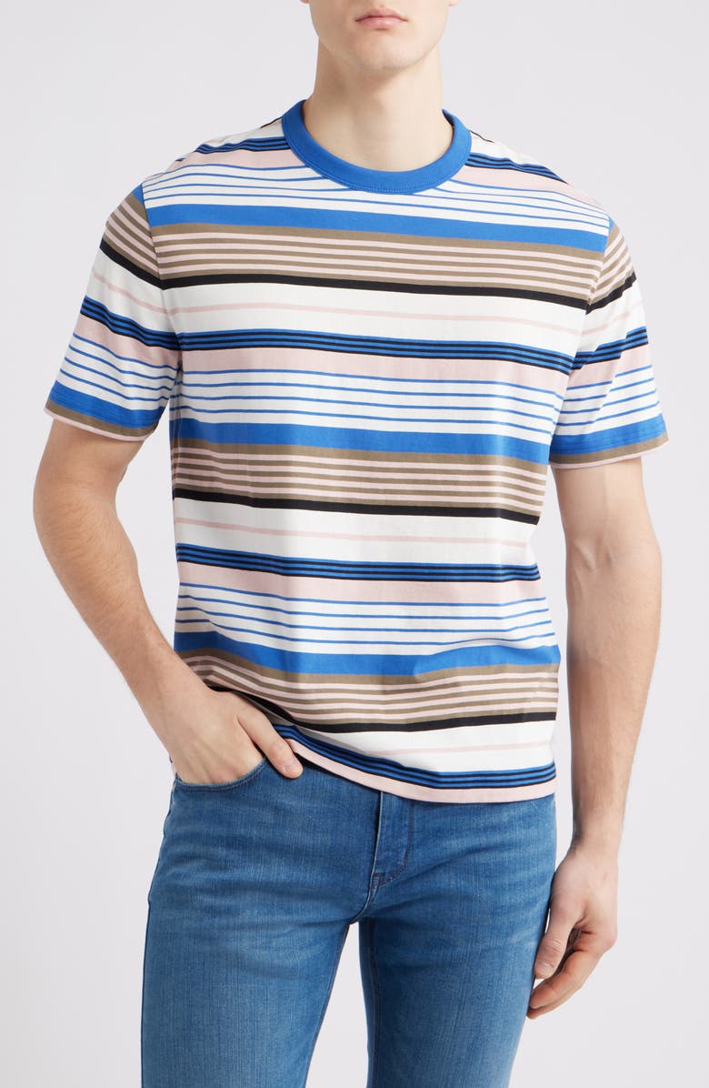 Paul Smith Stripe Cotton T-Shirt, Main, color, 