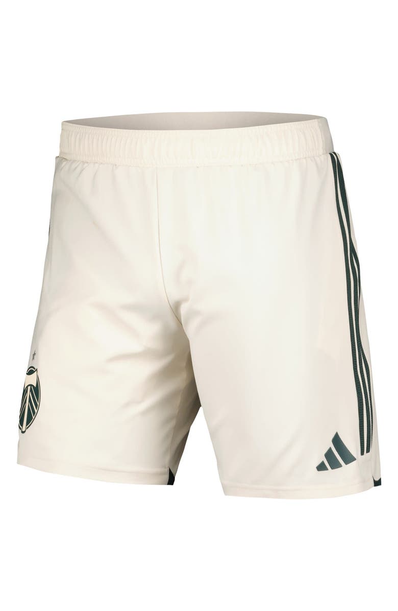 adidas Men's adidas Cream Portland Timbers 2024 Away Authentic Shorts, Alternate, color, Cream
