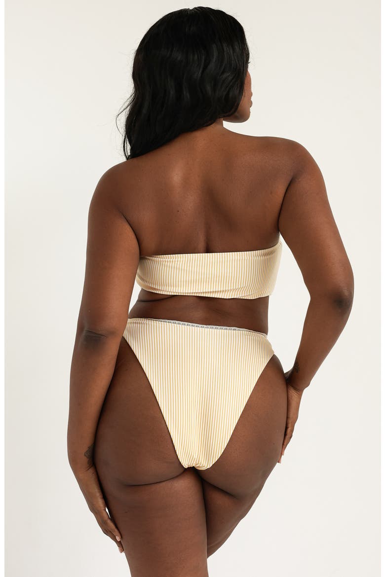 Everly Super Cheeky Bikini Bottom, Alternate, color, Tuscany