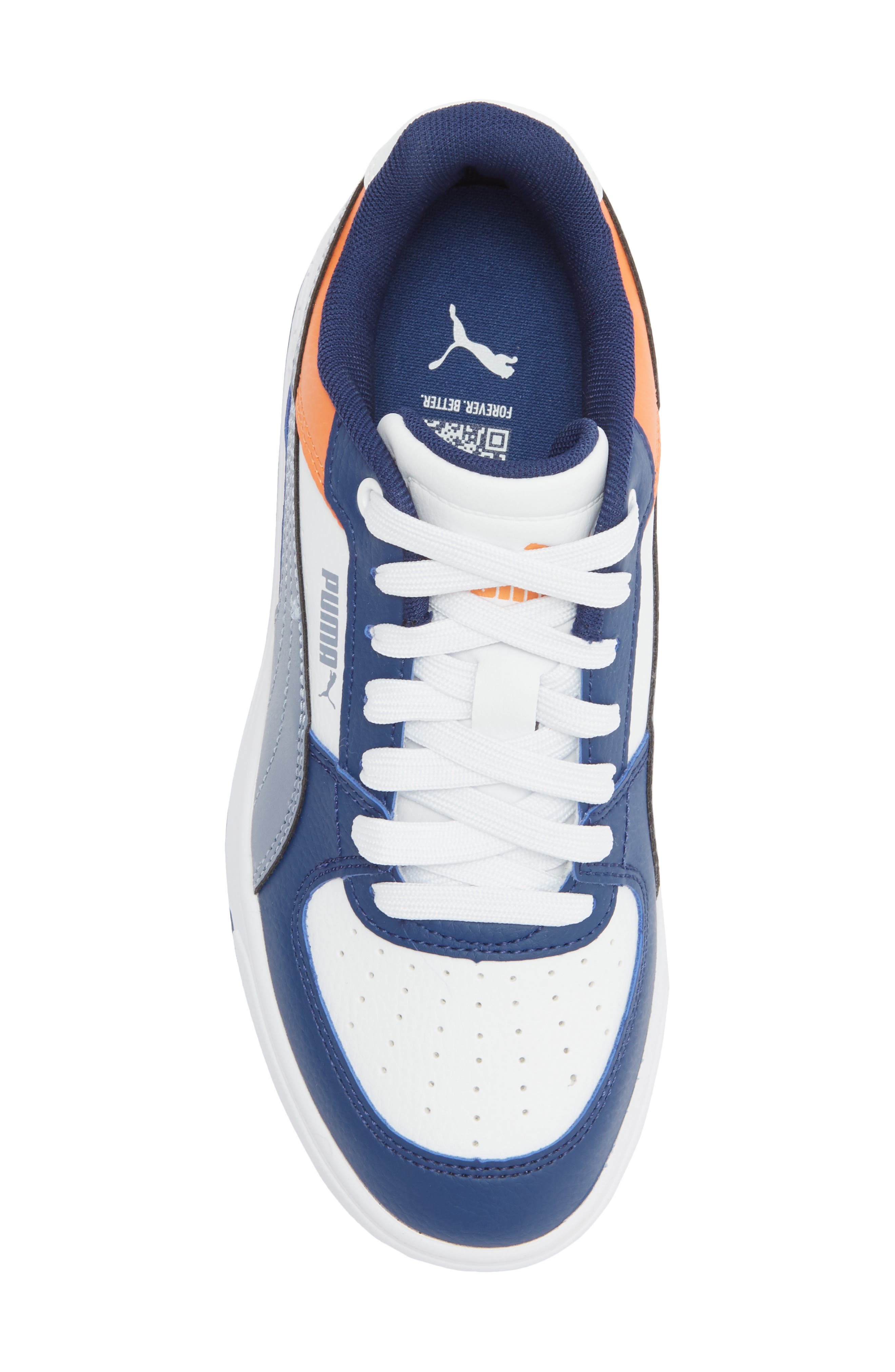 PUMA Kids' Caven III Block Sneaker, Alternate, color, Blue Jewel/ Gray Sky/ White