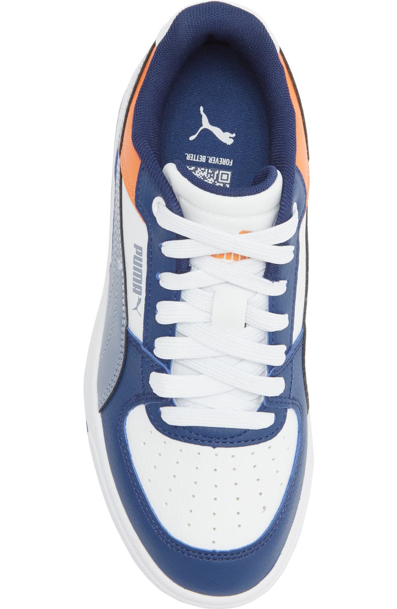 PUMA Kids' Caven III Block Sneaker, Alternate, color, Blue Jewel/ Gray Sky/ White