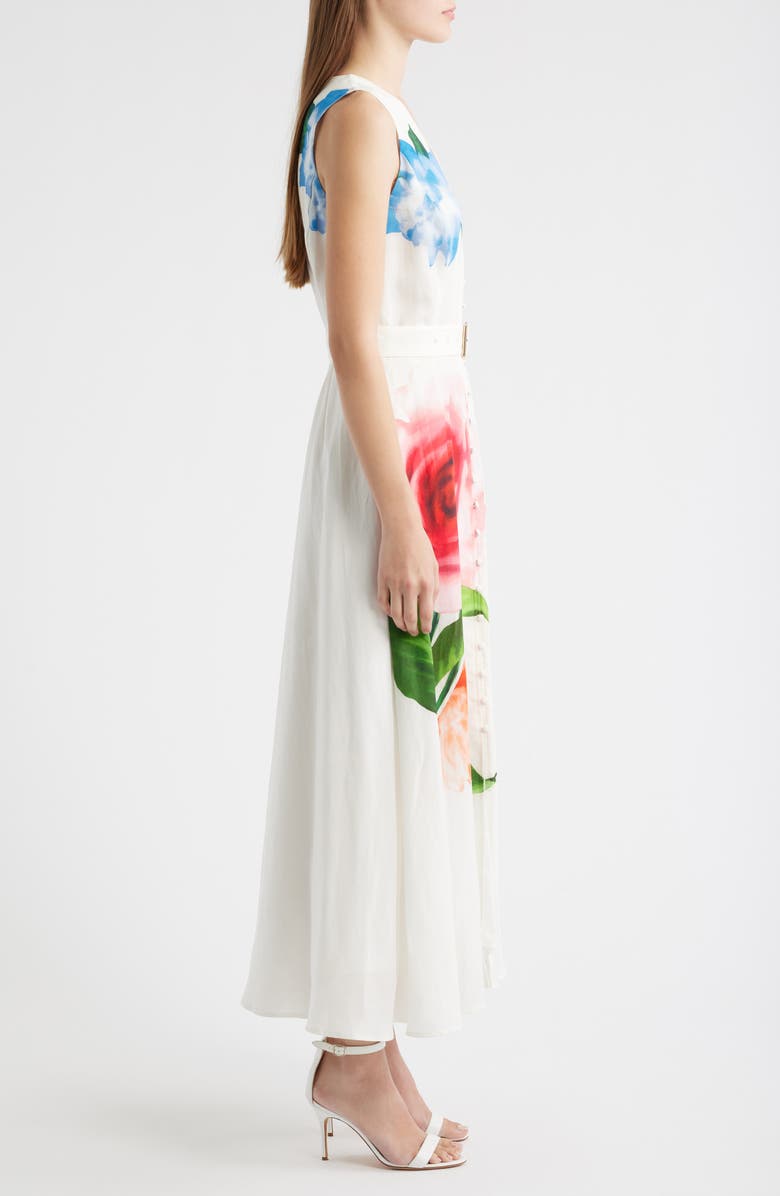 Elie Tahari The Luella Spring Memory Maxi Dress, Alternate, color, 