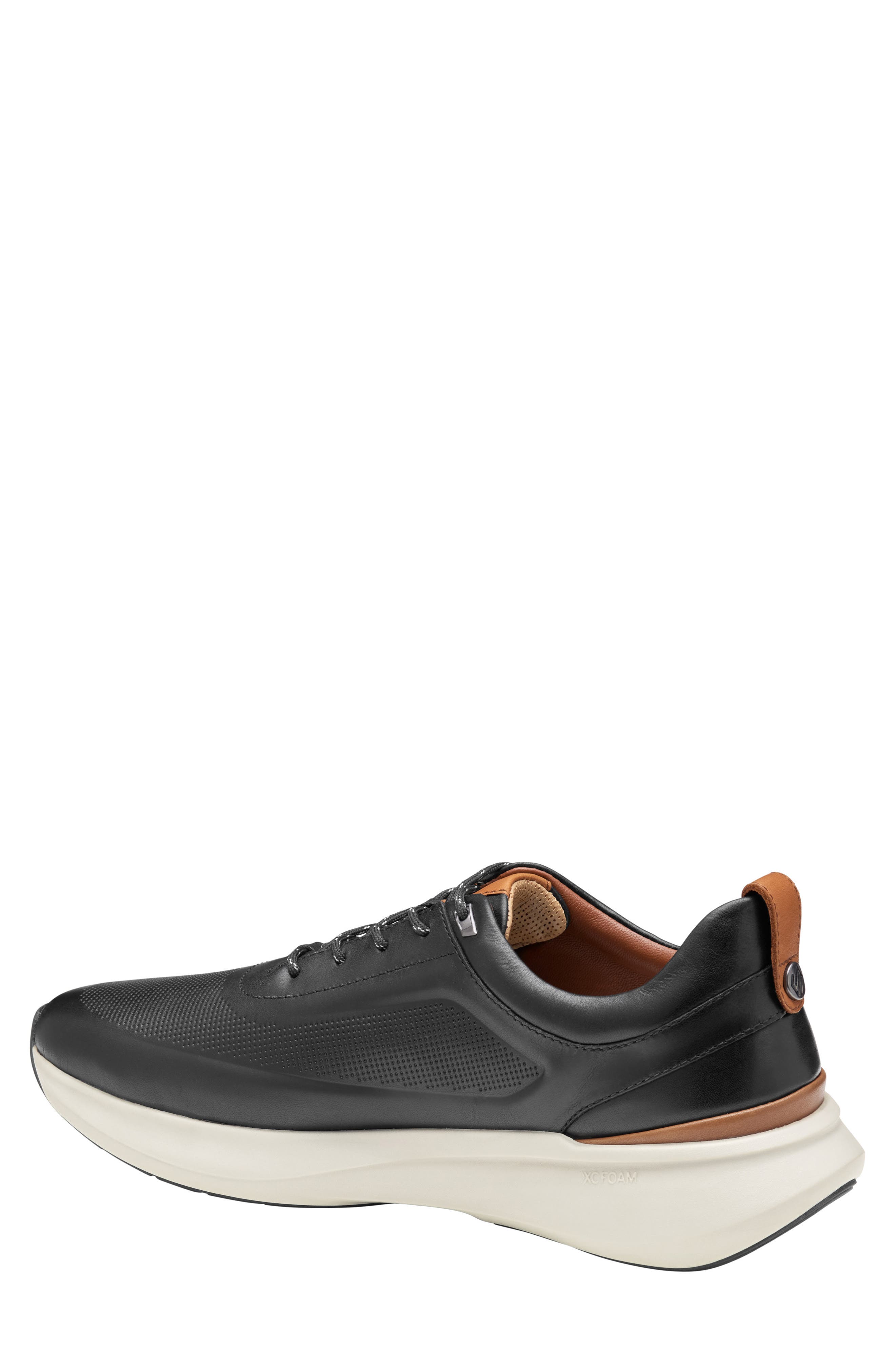 Johnston & Murphy Declan Waterproof Sneaker, Alternate, color, Black Waterproof Full Grain