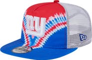 New Era Men's New Era Red/Royal New York Giants Throwback Dye Golfer Snapback Hat