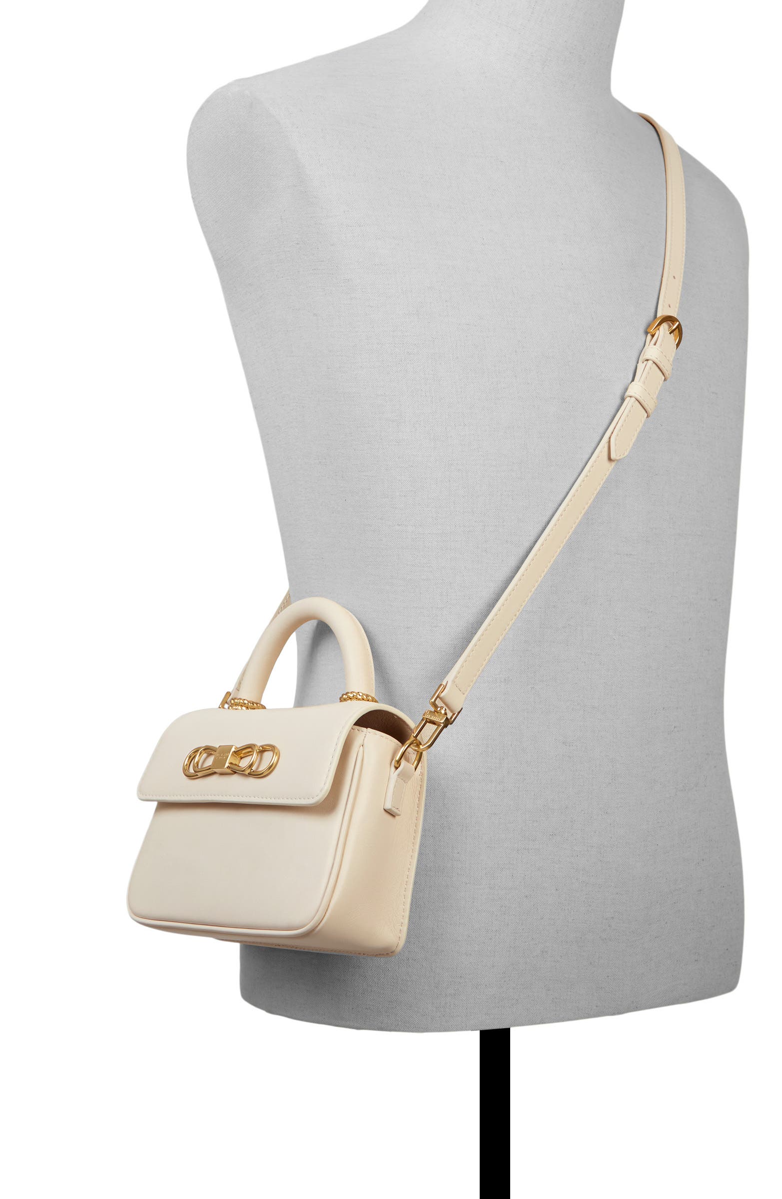 Ted Baker London Tassia Leather Top Handle Bag, Alternate, color, 