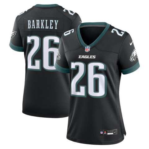 Women's Nike Saquon Barkley Black Philadelphia Eagles Alternate Game Jersey