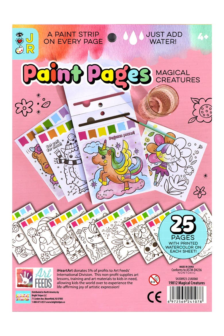 Kids' Paint Pages Activity Pad, Alternate, color, MAGICAL CREATURES