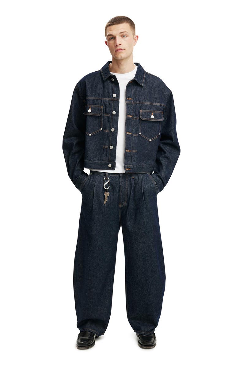 Cotton On Denim Rinse Jacket, Alternate, color,