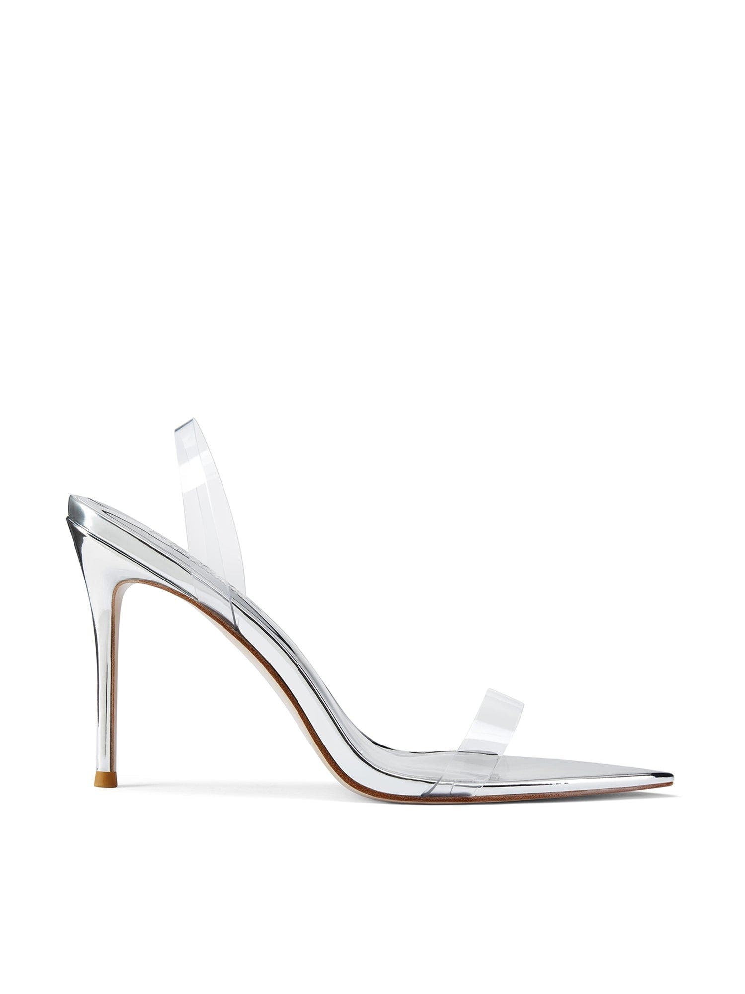 FEMME Rive Slingback Pump, Main, color, Platinum