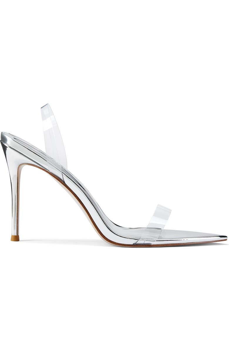 FEMME Rive Slingback Pump, Main, color, Platinum