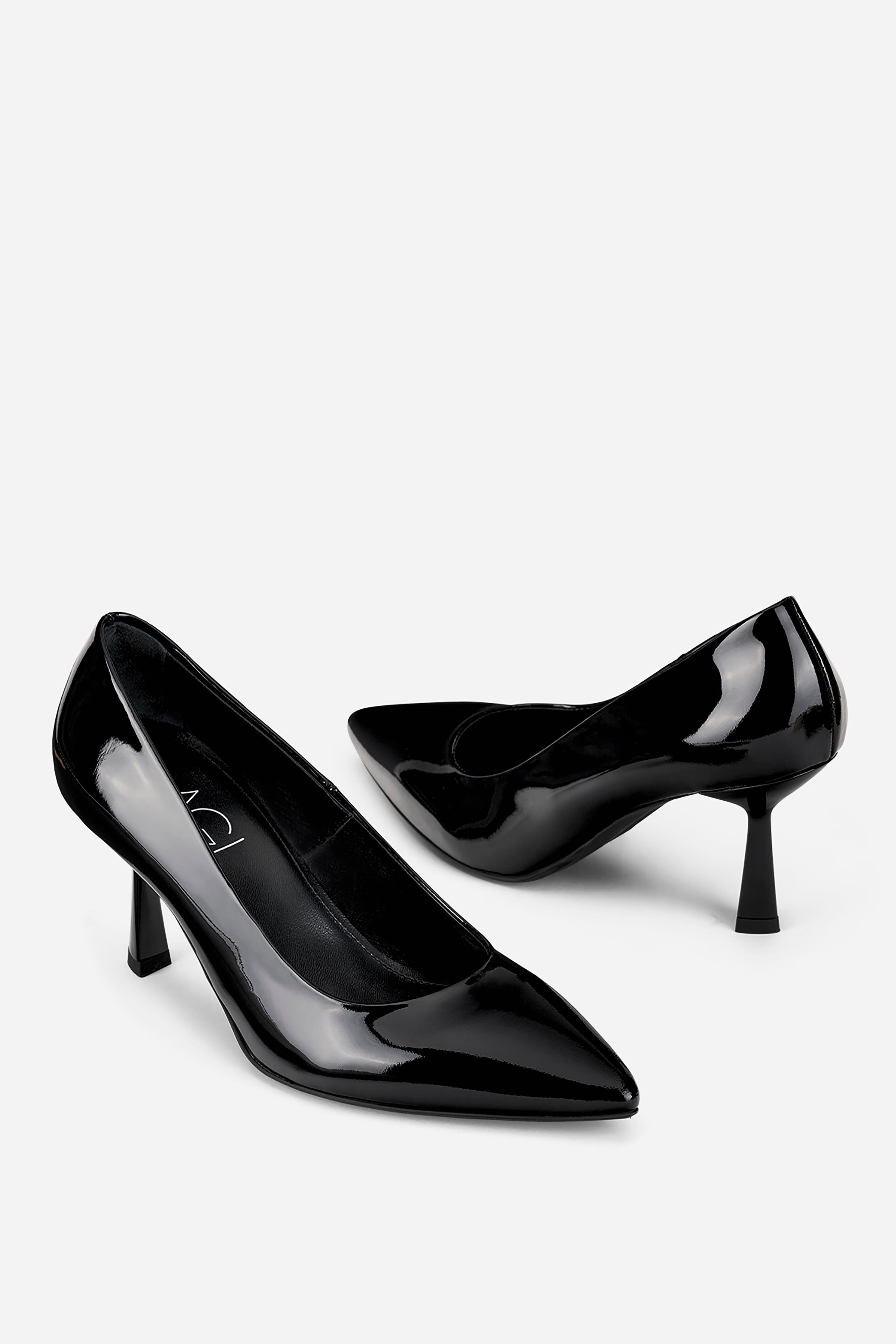 AGL Alla Pump Patent Court Shoe, Alternate, color, Black
