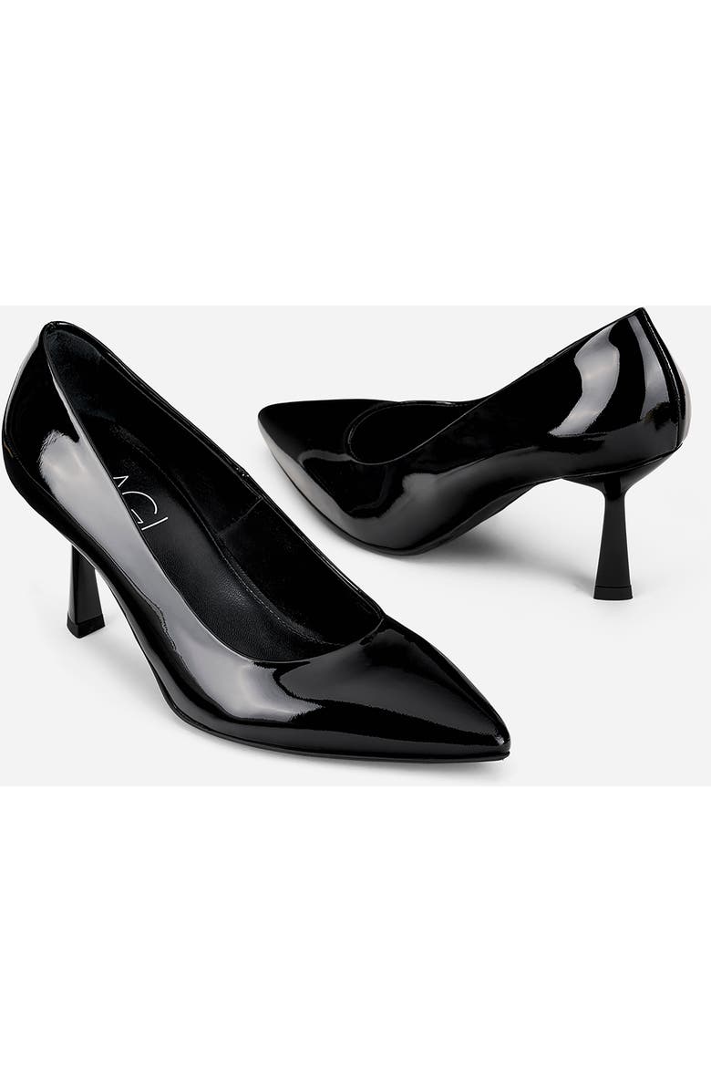 AGL Alla Pump Patent Court Shoe, Alternate, color, Black