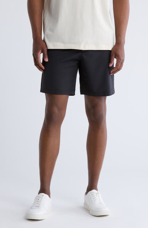 8-Inch Solid Flat Front Golf Shorts