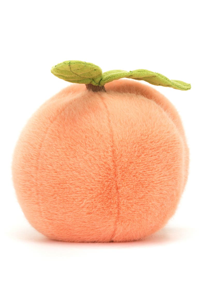 Amuseables Peach Plush Toy, Alternate, color, PEACH