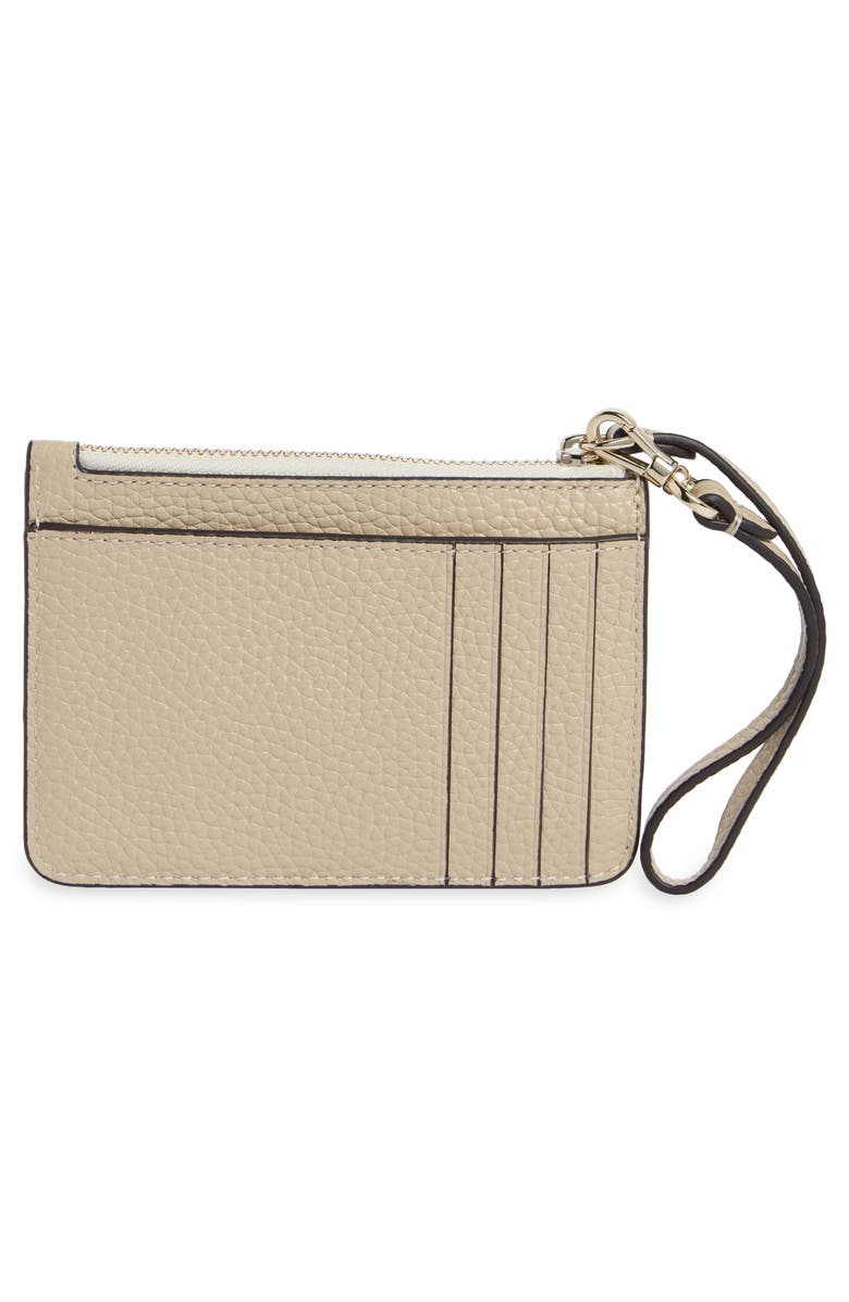 Kate Spade New York lena leather wristlet, Alternate, color, Light Sand Multi