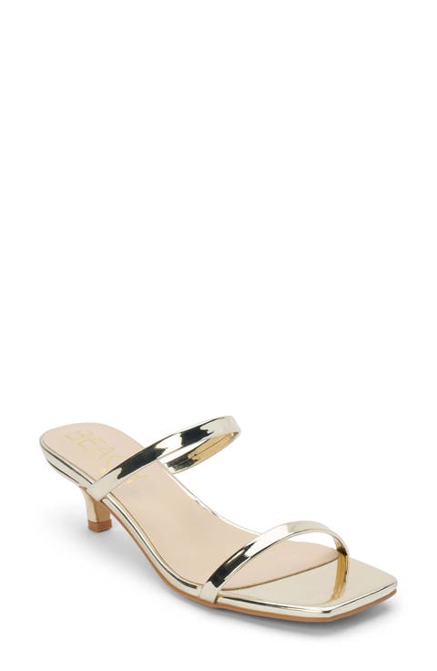 Jeanne Kitten Heel Sandal (Women)