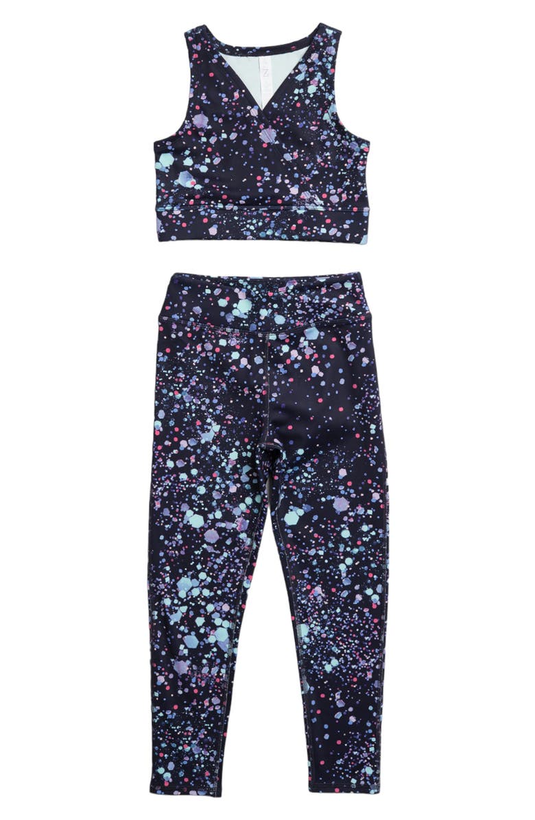 Z by Zella Girl Kids' Sports Bra & Leggings Set, Main, color,