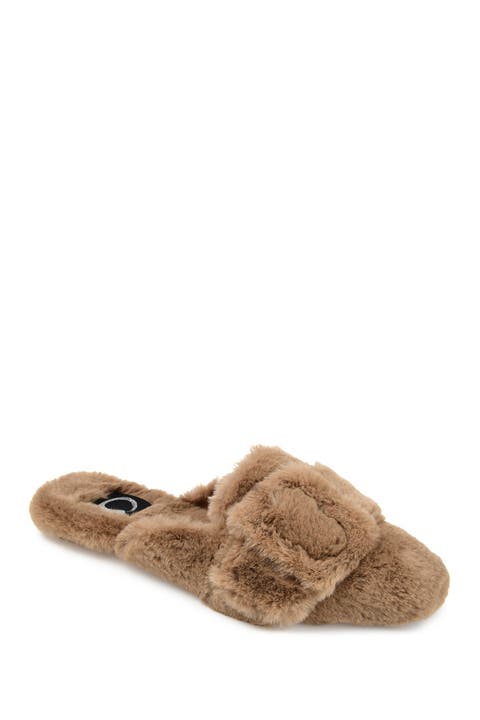 JOURNEE Eara Faux Fur Slipper (Women)