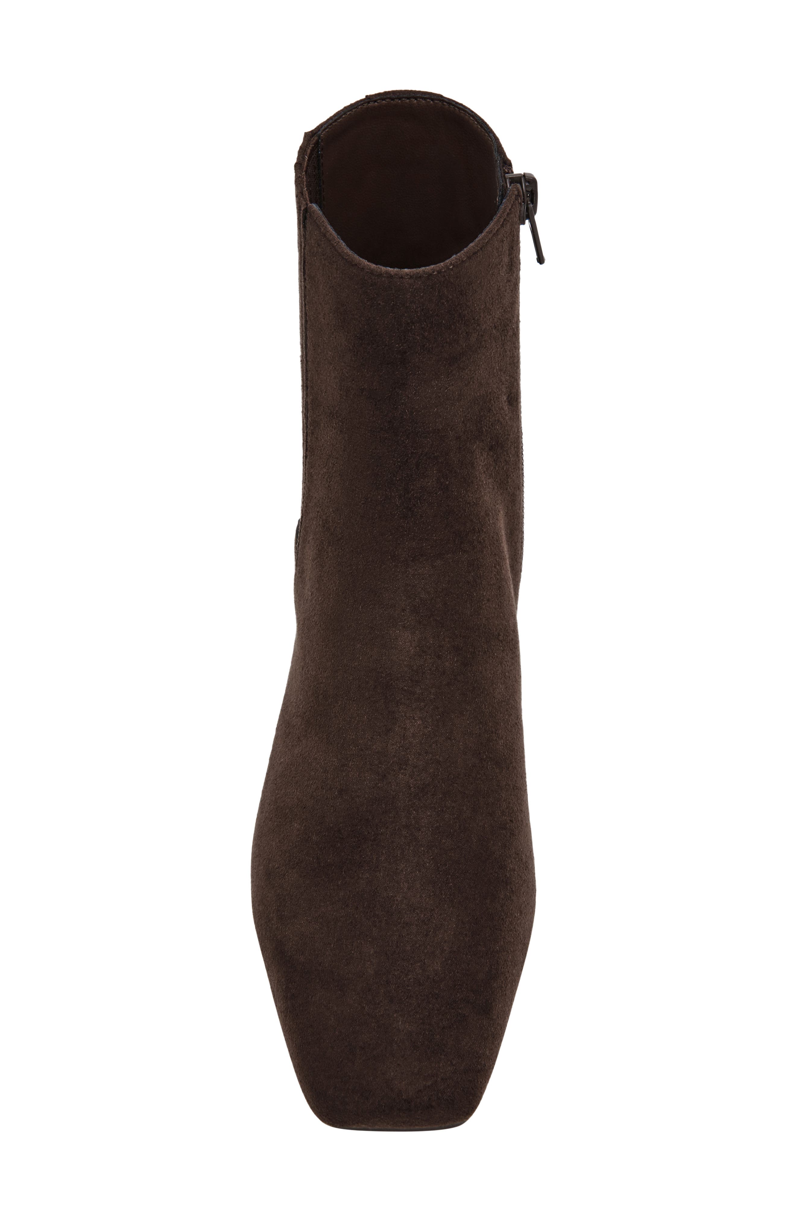 Raspey Faux Leather Chelsea Bootie, Alternate, color, CHOC BROWN MICR