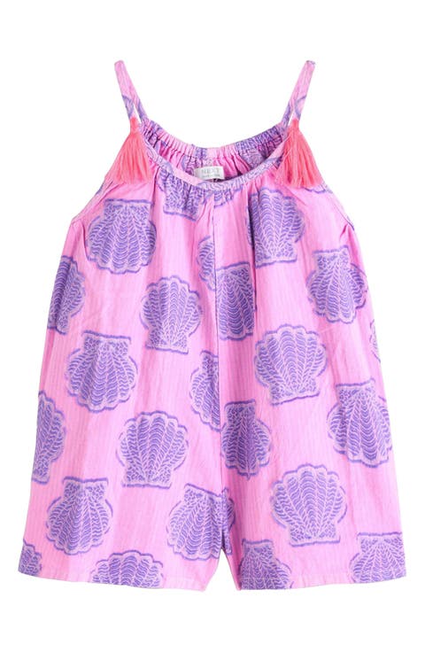 Kids' Shell Print Romper (Toddler & Little Kid)