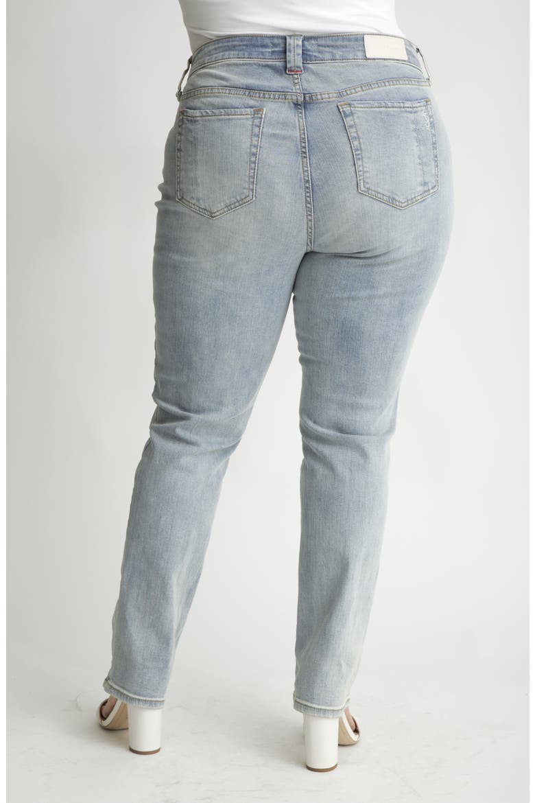 High Waist Straight Leg Jeans, Alternate, color, FINLEY