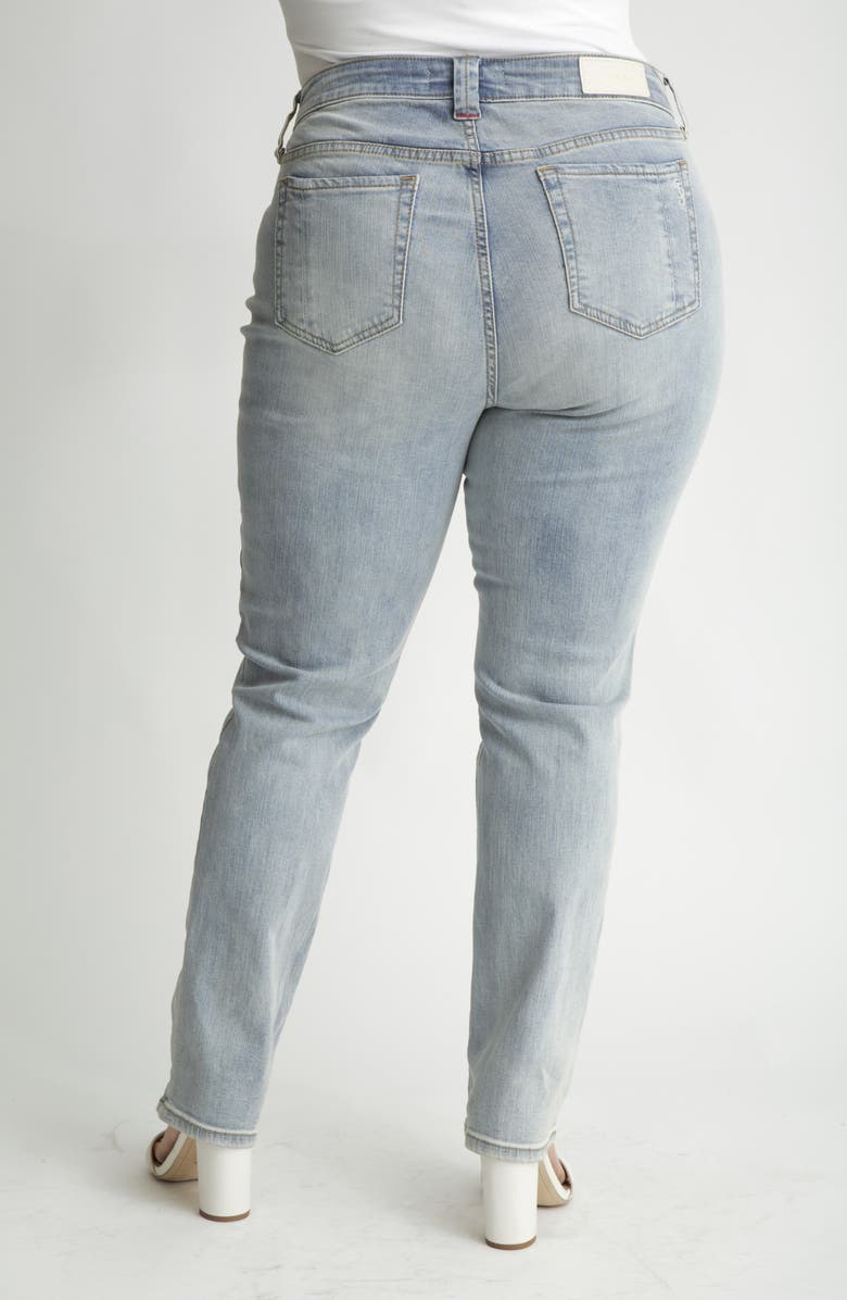 SLINK Jeans High Waist Straight Leg Jeans, Alternate, color, 