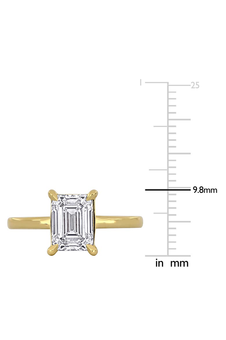 2 CTW Lab Grown Diamond Ring 14k Gold, Alternate, color, Yellow Gold