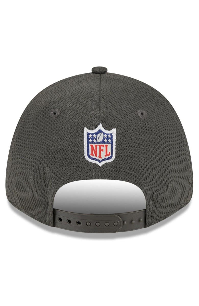New Era Men's New Era Pewter Tampa Bay Buccaneers 2023 NFL Training Camp 9FORTY Adjustable Hat, Alternate, color, 