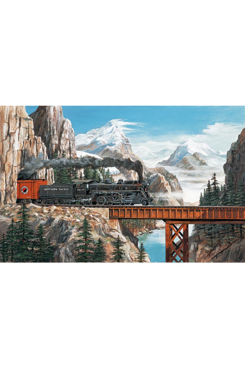 Summit Pass 1000 piece Jigsaw Puzzle for Adults, Alternate, color, Multicolor