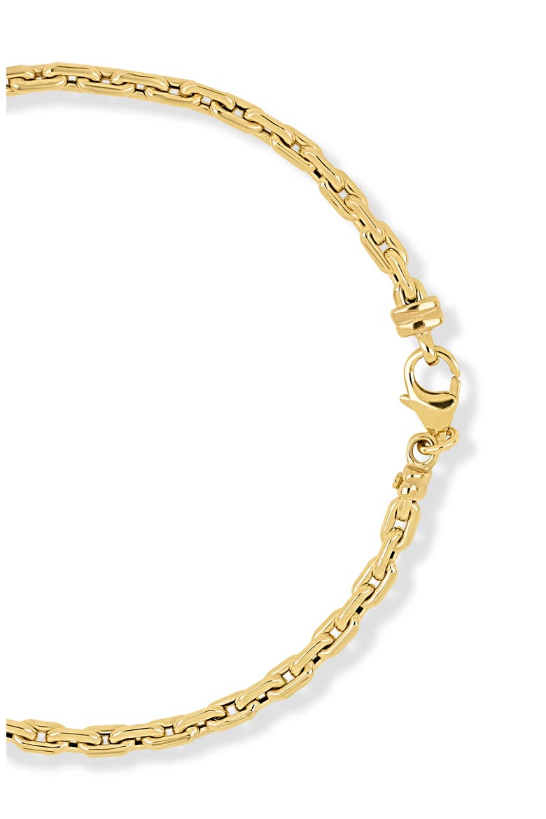 14K Gold Tube ID Bracelet (Online Trunk Show), Alternate, color, 14K YELLOW GOLD
