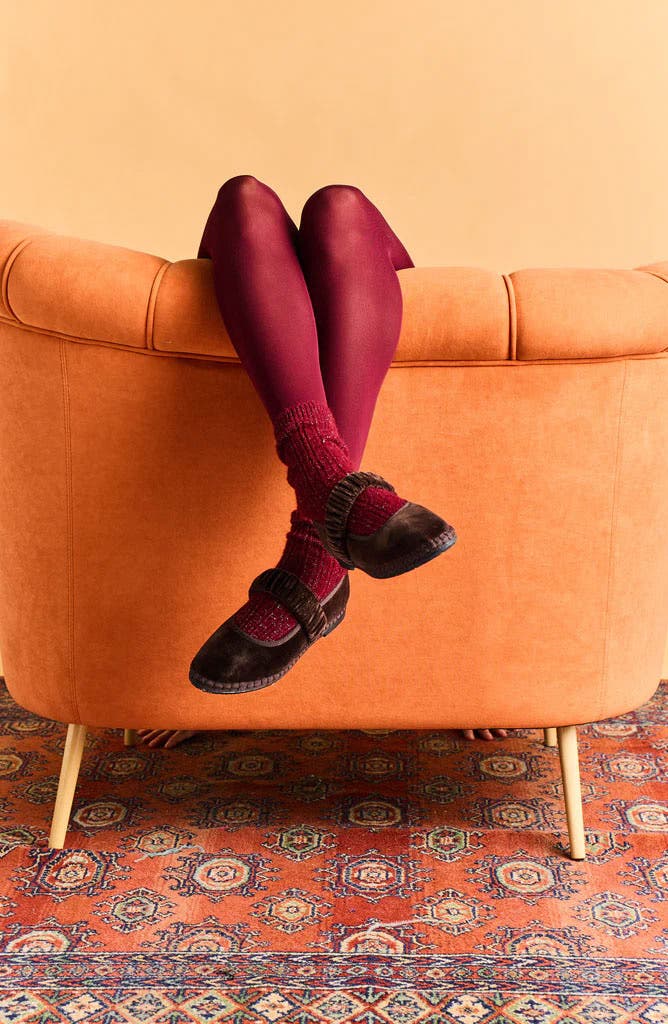 Mafalda Mary Jane Flat, Alternate, color, BROWN