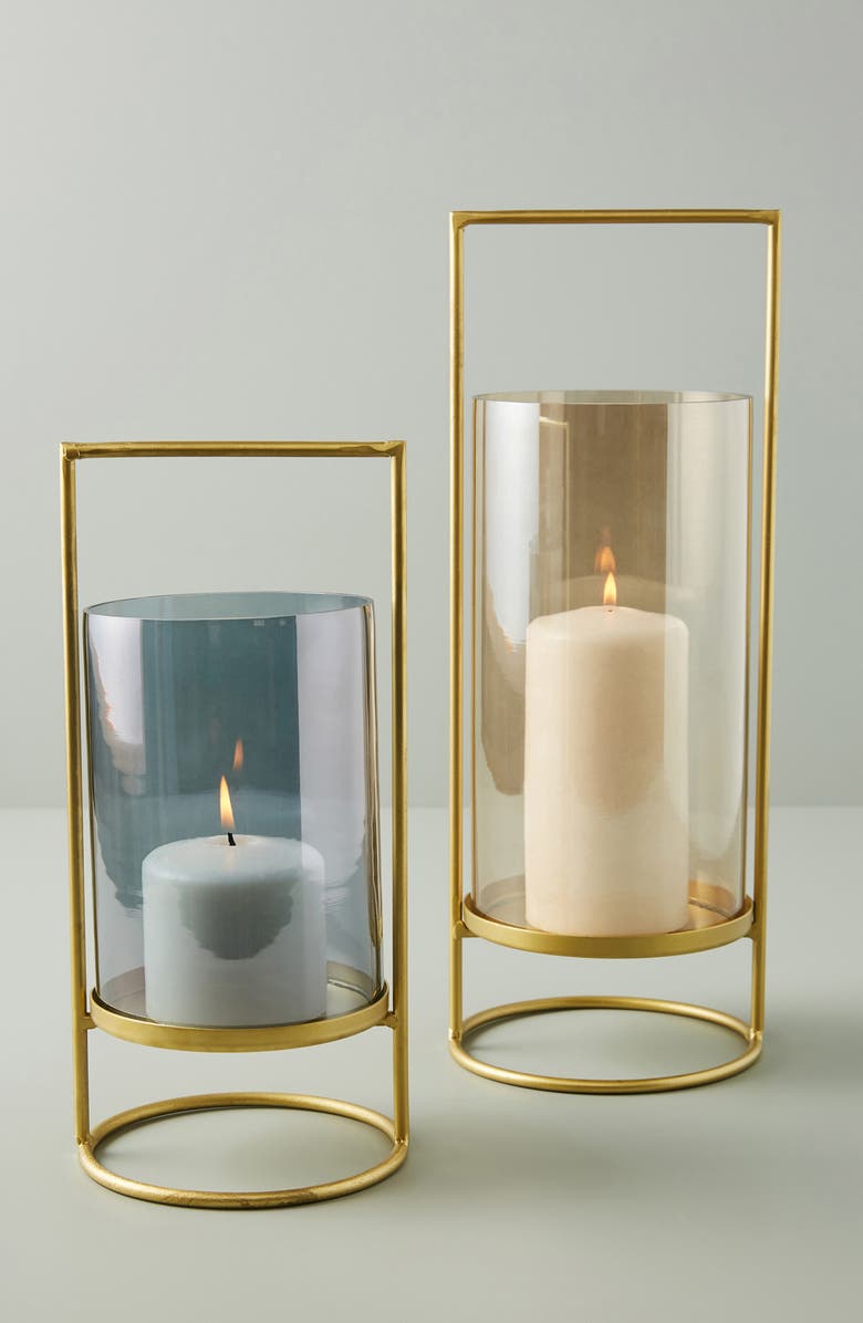 Anthropologie Home Anthropologie Medium Geometric Hurricane Candleholder, Alternate, color,