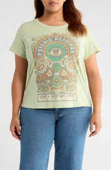 Lucky Brand Psychic Reading Classic Cotton Graphic T-Shirt