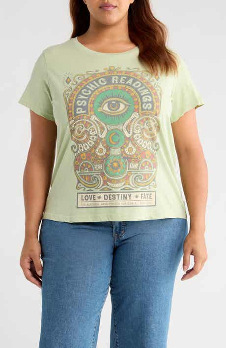 Lucky Brand Psychic Reading Classic Cotton Graphic T-Shirt
