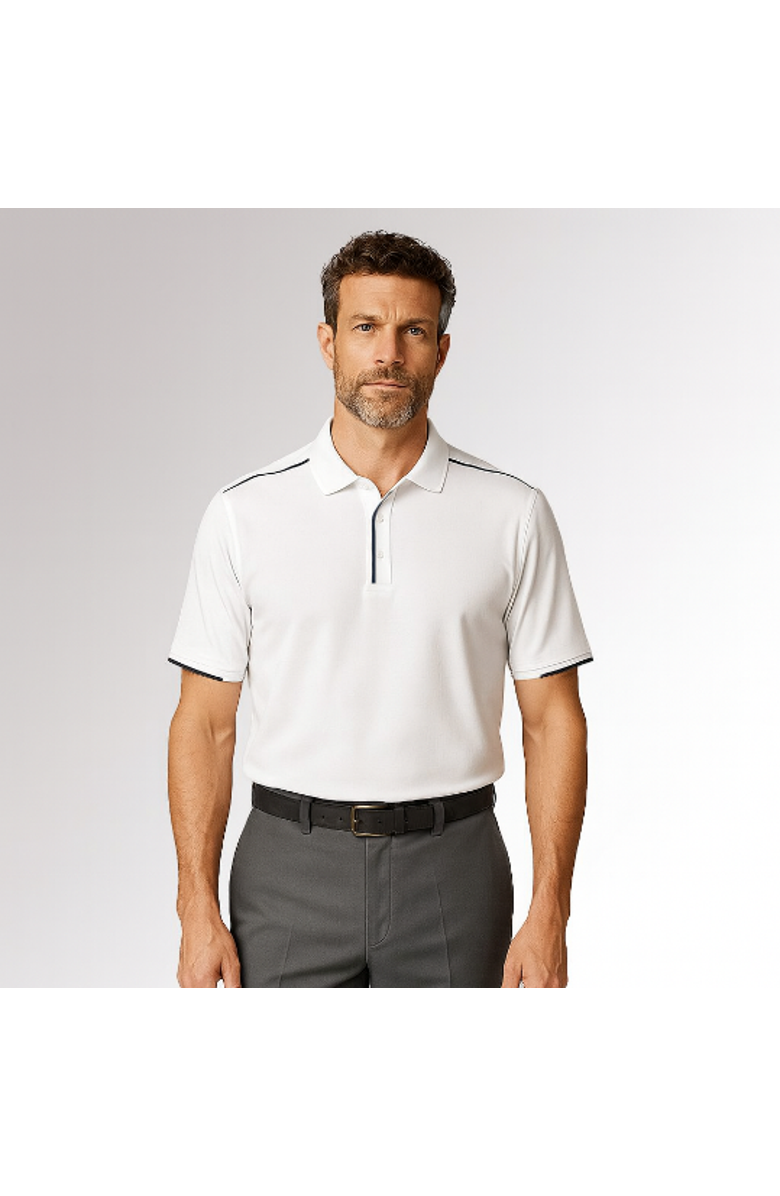 Cole Haan Golf Apparel Trafton Polo, Main, color, Bright White