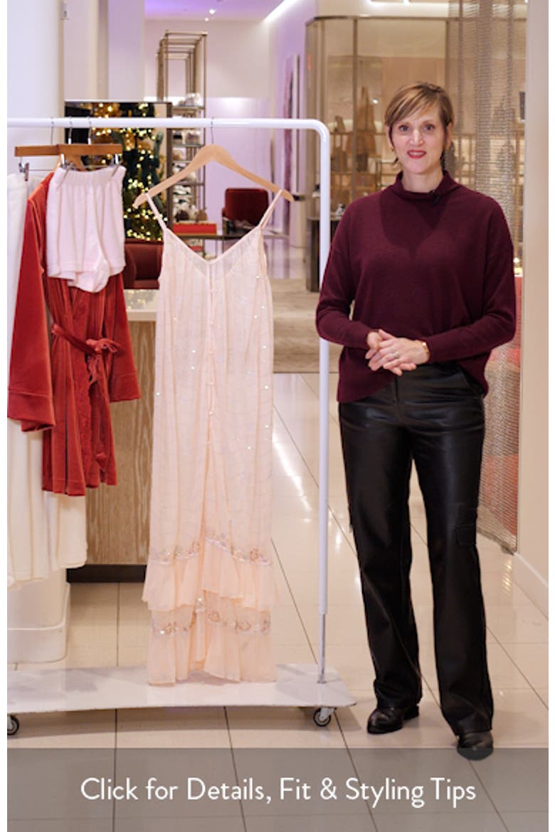 Star of the Show Sequin Mesh Nightgown video