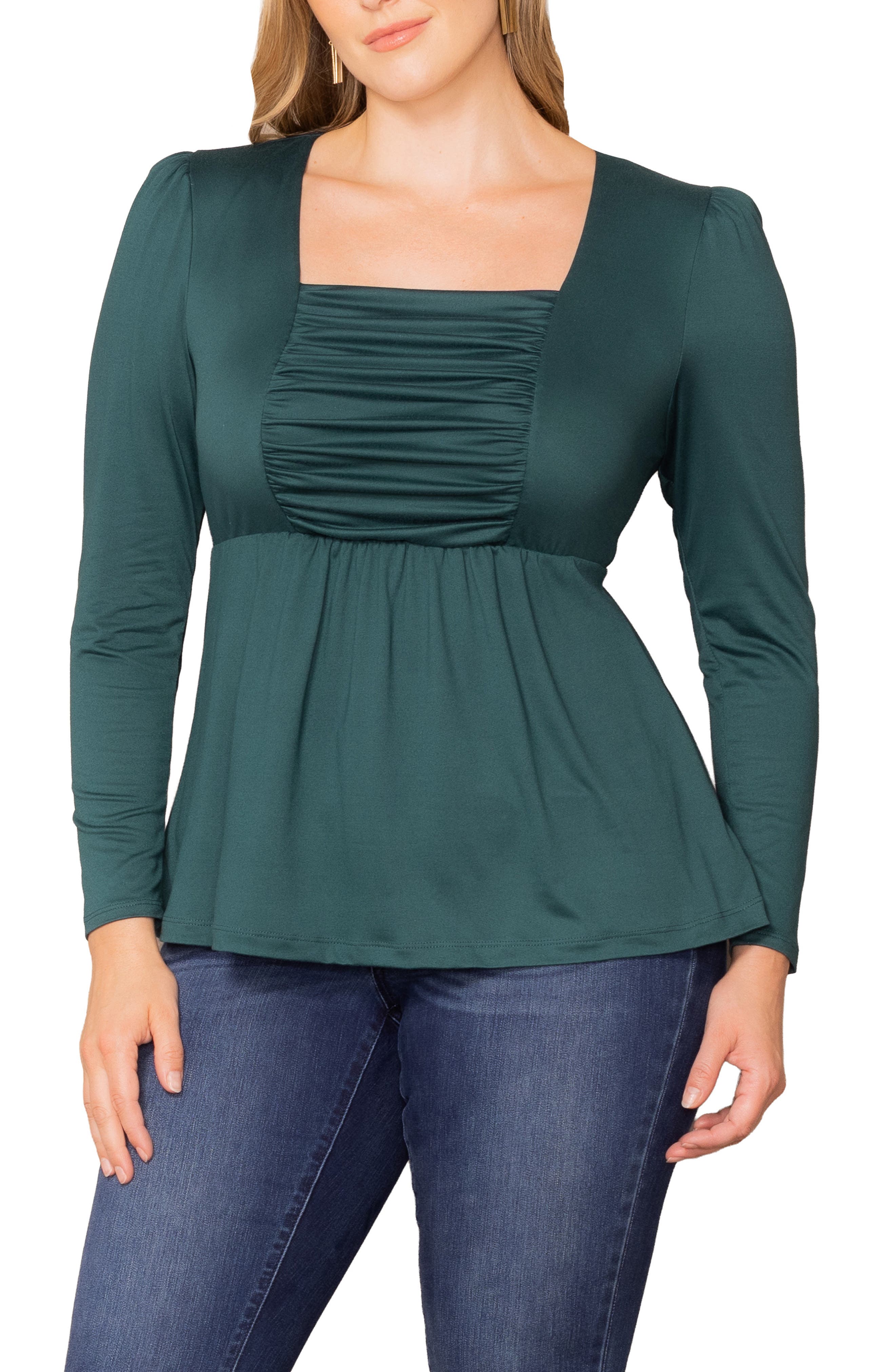 Rylan Ruched Knit Top - image 3