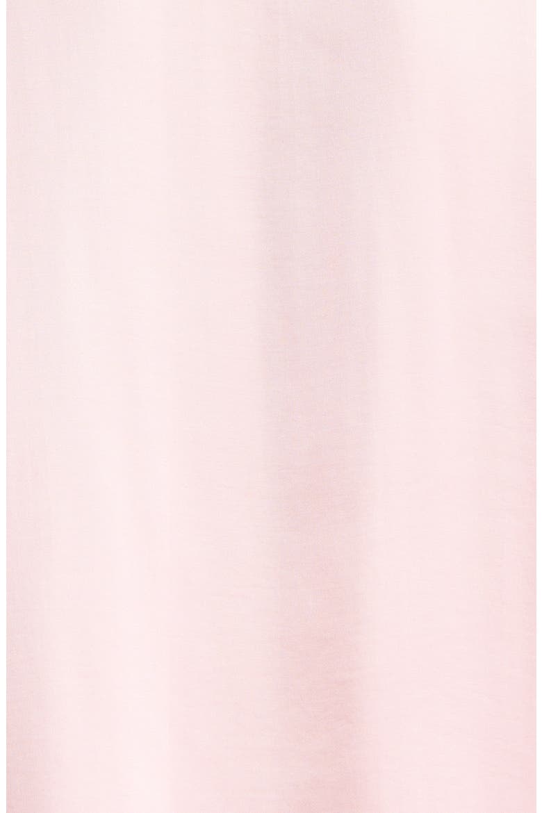 Annabelle Satin Lace Trim Short Pajamas, Alternate, color, PAPINELLE PINK